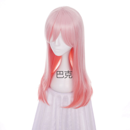 超级索尼子 Super Sonico/樱粉渐变 高温丝 cos假发假毛