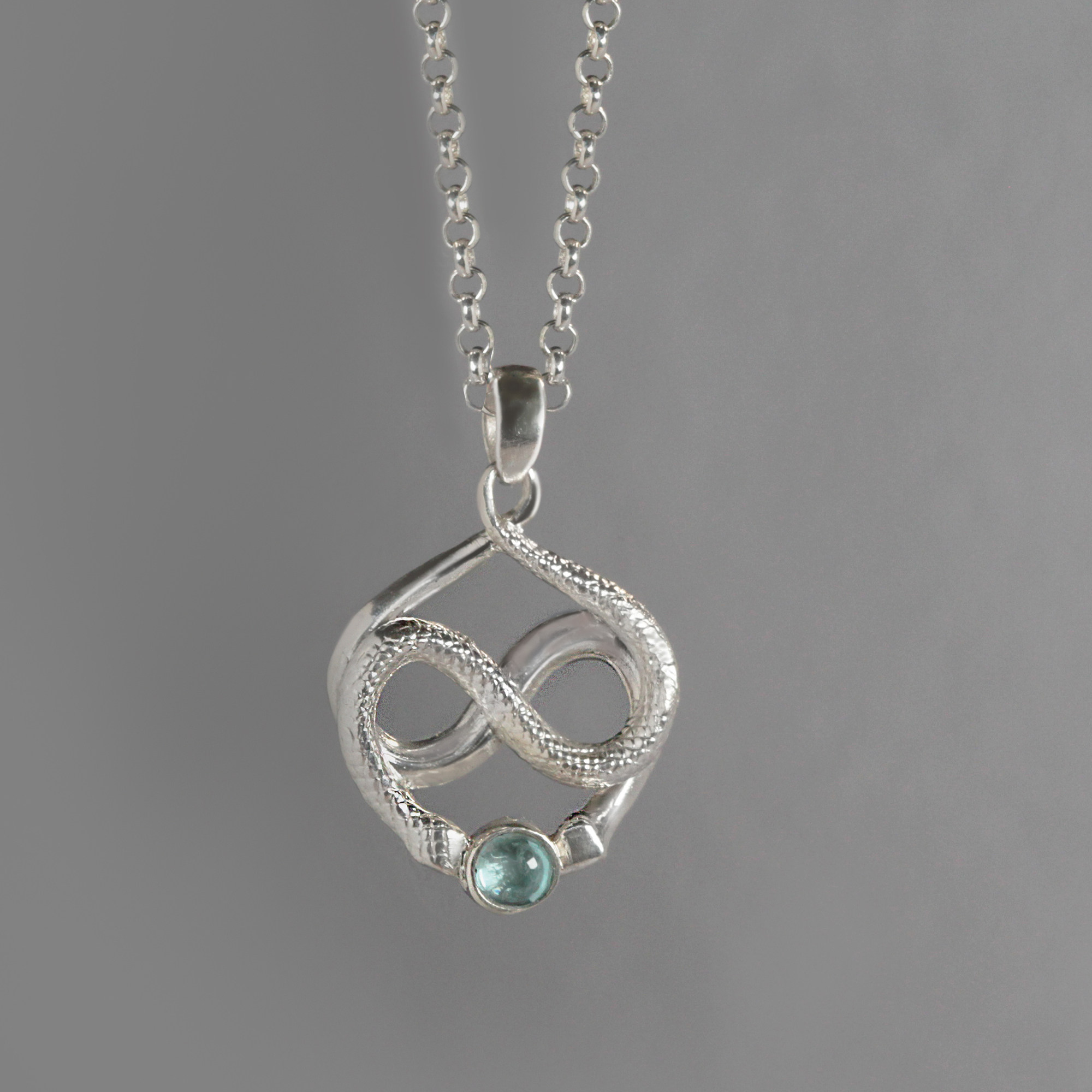 生肖蛇足银吊坠无限好运双蛇镶海蓝宝紫水晶黄水晶月光石纯银项链,饰品/流行首饰/时尚饰品新,银饰吊坠,淘宝优惠券,粉丝福利购,淘宝优惠卷