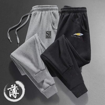 春秋款男士韩版潮流黑色休闲裤