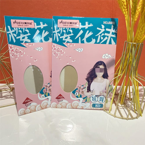 美尔丝8052翘臀樱花袜超薄丝袜
