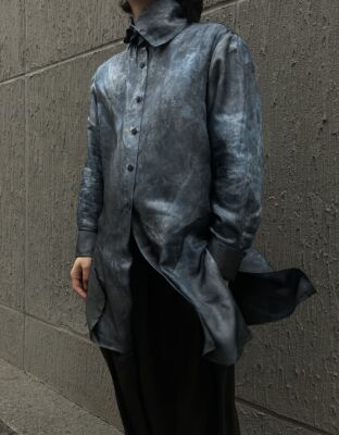 真丝暗黑风油画工匠风设计师品牌