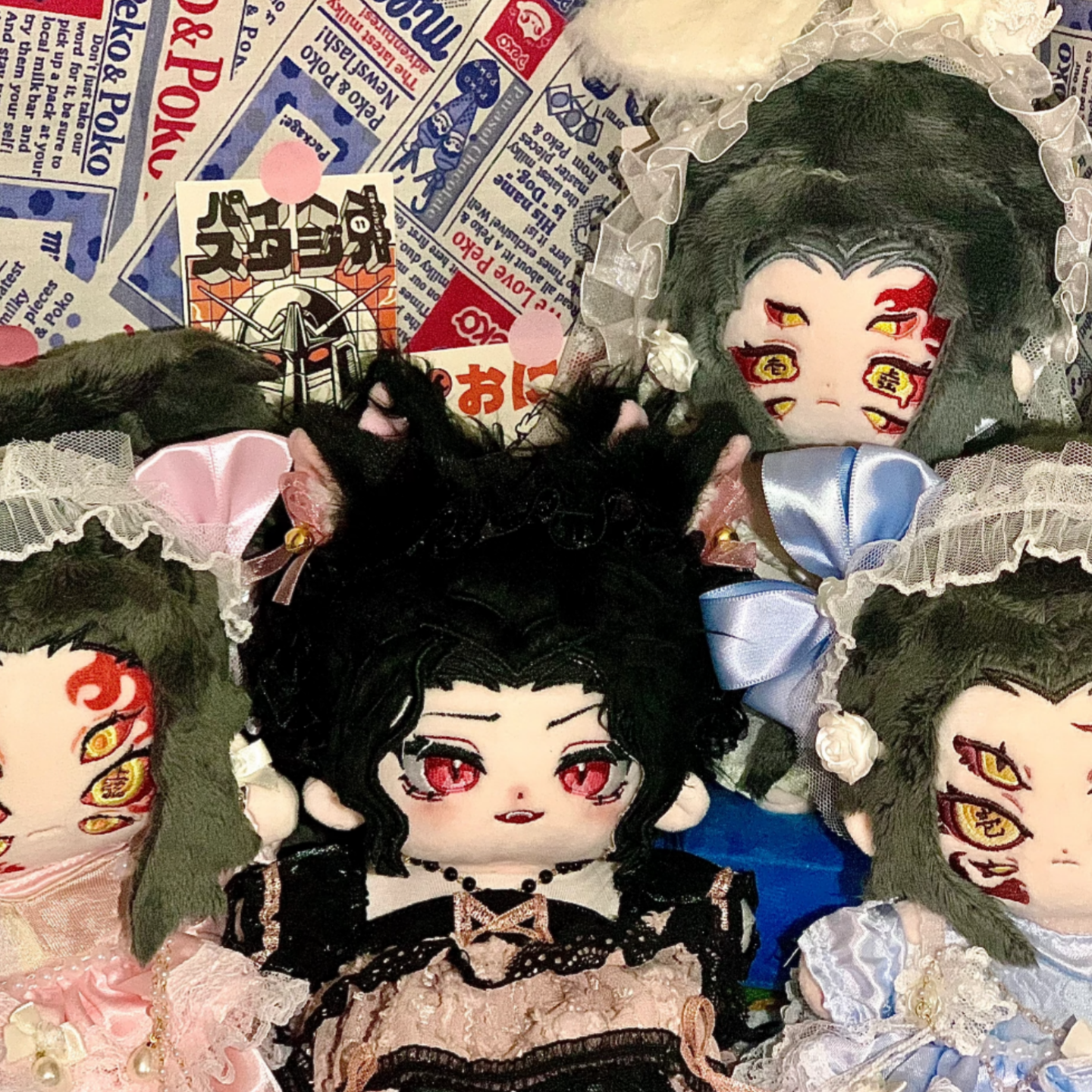 鬼灭之刃棉花娃娃鬼舞辻无惨属性