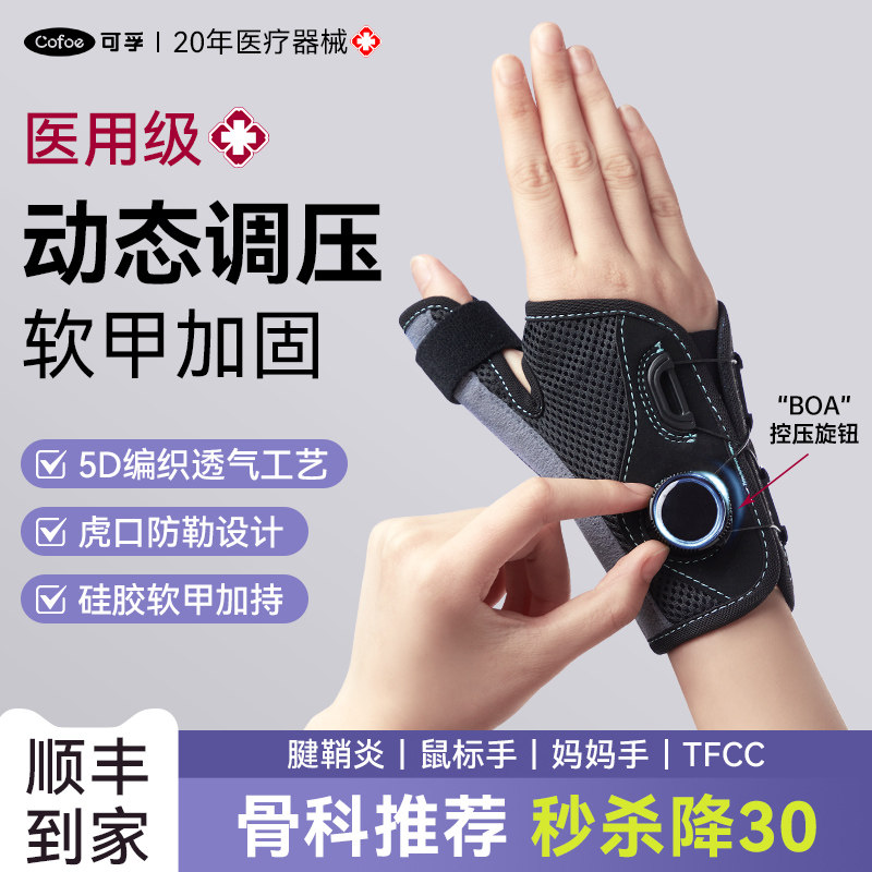 腱鞘炎固定支撑加压支具图片
