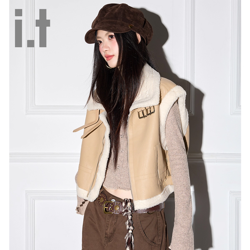 it常规CHOCOOLATE通勤拉链立领