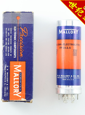 全新hifi胆机MALLORY 200/100/60MFD 150/150/150VDC蓝橙标电容