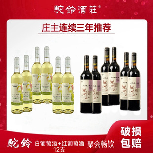 畅饮12支吐鲁番驼铃白葡萄酒+红葡萄酒聚会组合