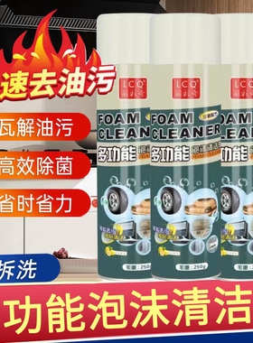 丽彩奇多功能泡沫清洁剂厨房抽油烟机灶台强力去污强效重油污清洗