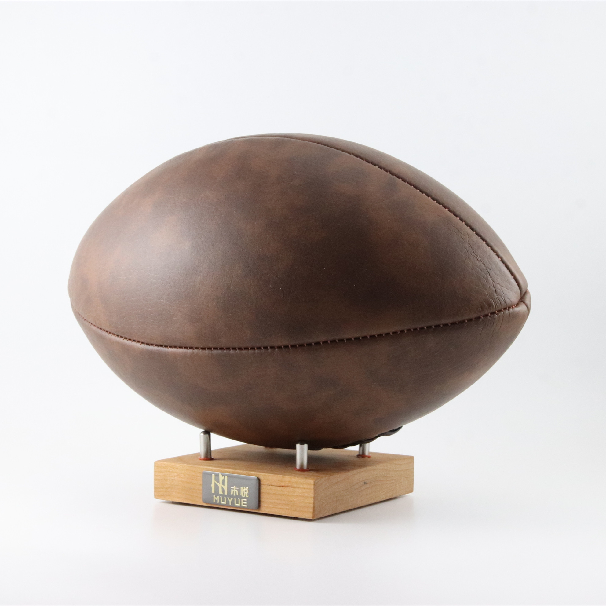 橄榄球展示架 木悦MUYUE 实心樱桃木支架适用家庭办公室等场所#58,收纳整理,整理架/置物架/收纳架,淘宝优惠券,粉丝福利购,淘宝优惠卷