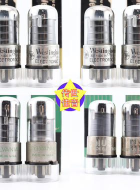 全新美国原盒RCA喜万年 6SJ7GT/6J8/6AC7/717A云顶铁座6sj7电子管