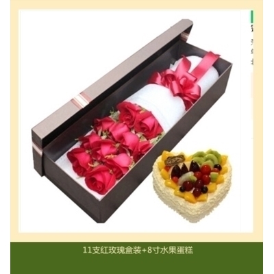 昌邑市柳疃龙池石埠饮马北孟下营卜庄镇红玫瑰生日蛋糕鲜花店同城