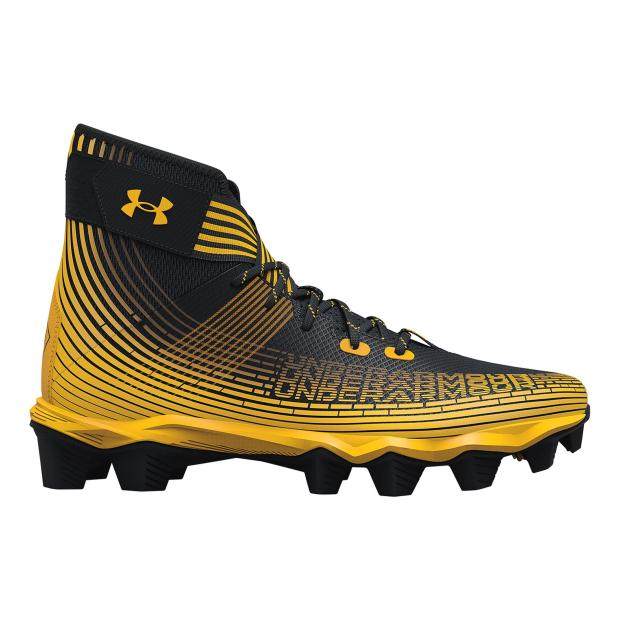 安德玛橄榄球鞋 ua女运动 franchise青少年高帮美式足球鞋3023724