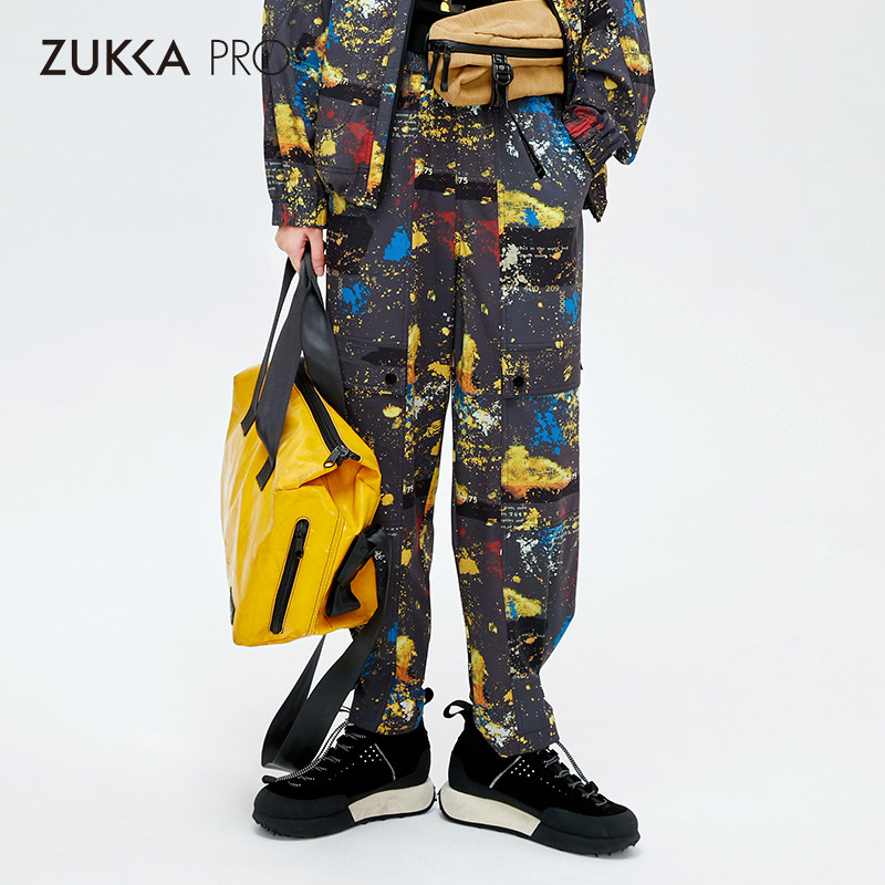 ZUKKA PRO卓卡女装专柜同款秋季新款时尚玩味星空泼墨口袋休闲工