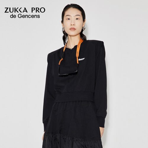 zukkapro立体宽肩箱t恤