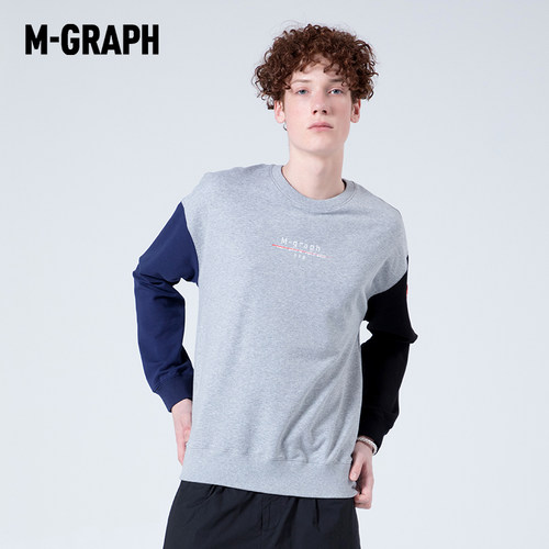 -卓卡潮牌上衣圆领套头GRAPH