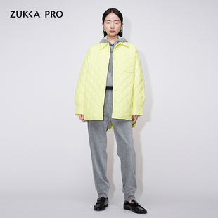 Zukkapro卓卡秋冬新款女装轻薄面包服短款/白鹅绒多彩羽绒服