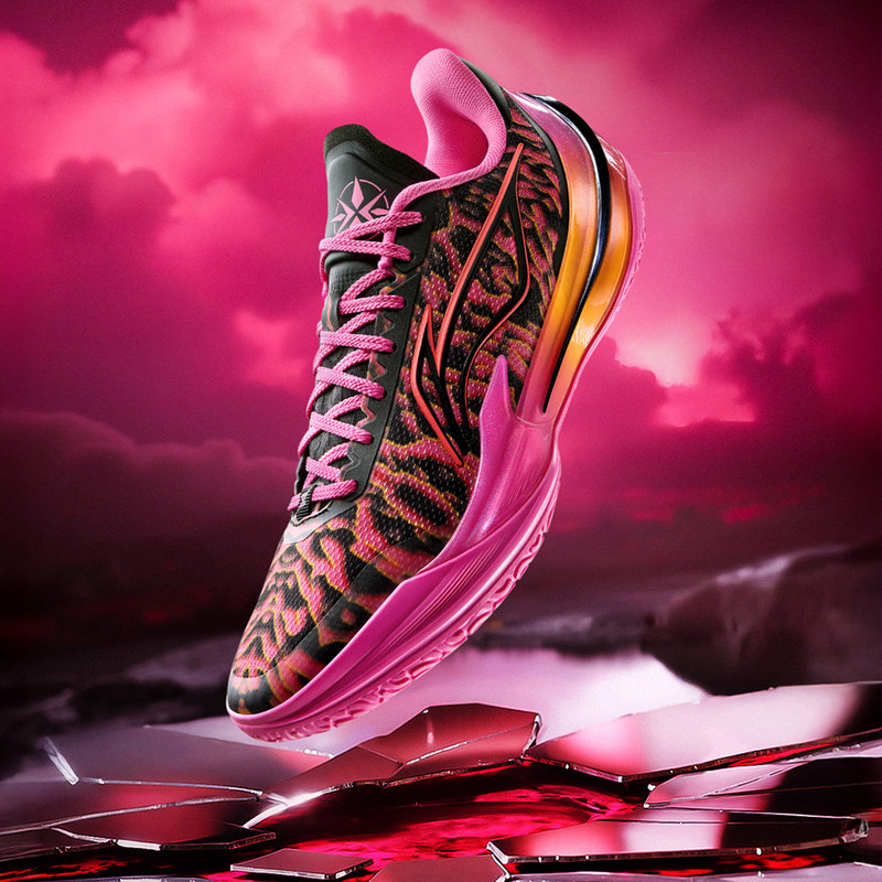 李宁低帮篮球鞋男鞋2025新款利刃5V2丨实战缓震回弹运动鞋