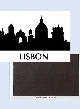 磁铁 葡萄牙里斯本城市剪影 创意磁贴冰箱贴吸铁石 旅游纪念20426