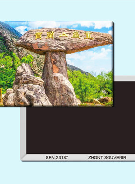 宁夏贺兰山岩画旅游纪念品磁性冰箱贴磁贴贴纸简约磁装饰贴23187