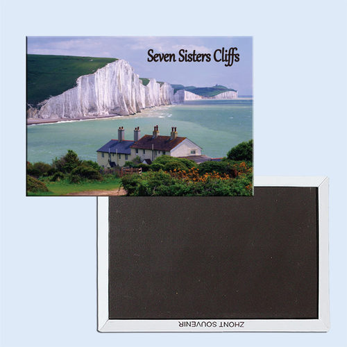 卡通英国七姐妹悬崖24500 磁性冰箱贴个性创意