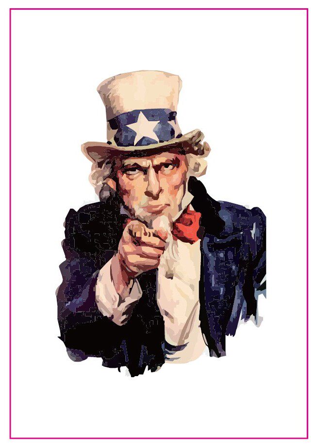 卡通美国卡通形象冰箱贴 旅游纪念品磁 5669个性创意