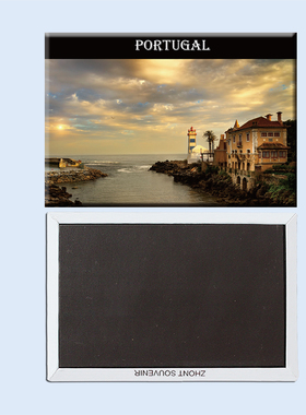 家居 葡萄牙磁性冰箱贴 圣玛尔塔海滩酒店灯塔 磁贴导游礼物22923