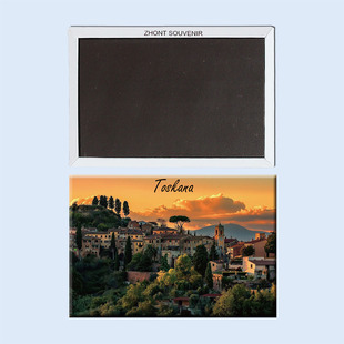 卡通意大利美景 托斯卡纳城市 磁性冰箱贴   22412个性创意