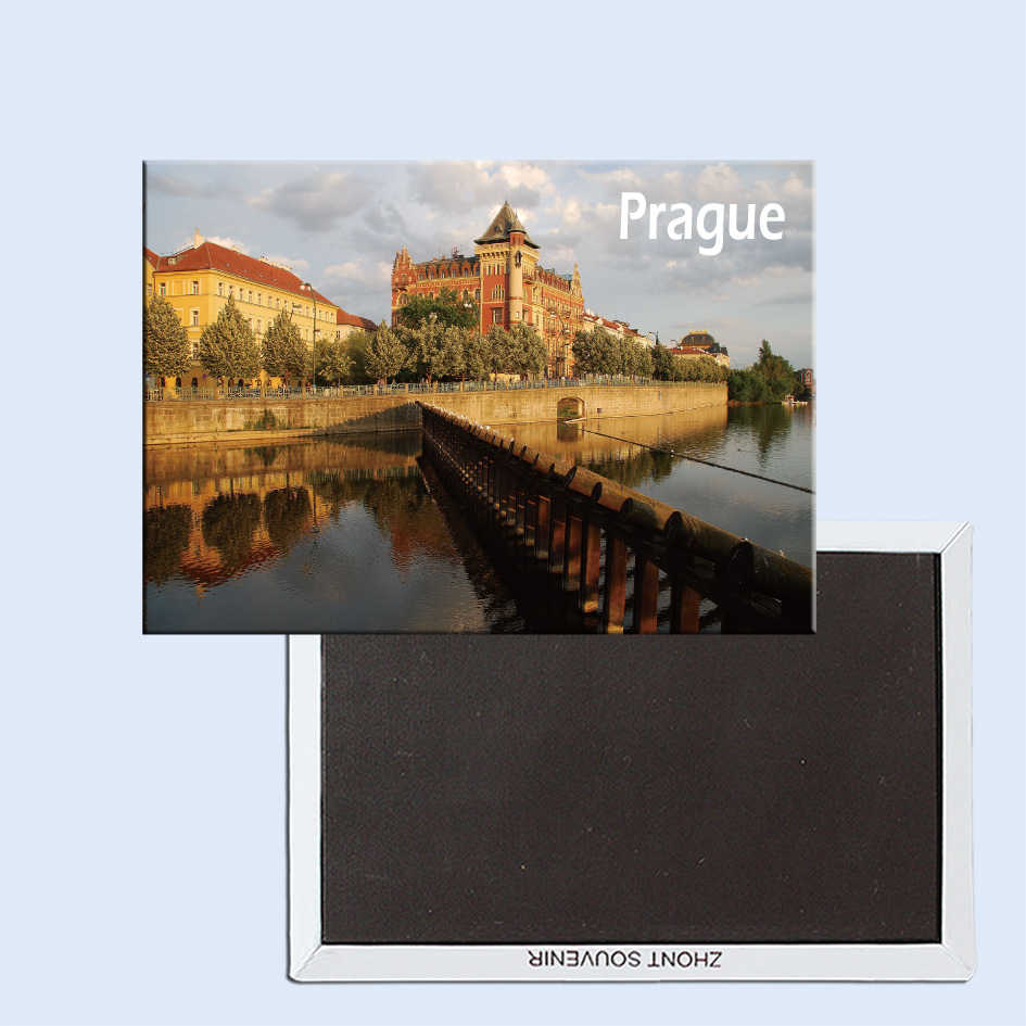 卡通捷克布拉格 旅游美景  磁性纪念冰箱贴 24321个性创意