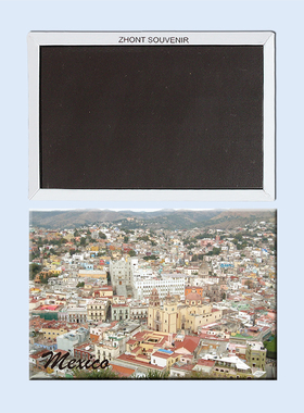 卡通墨西哥 城市美景 磁性冰箱贴 旅行纪念品 磁贴 21961个性创意