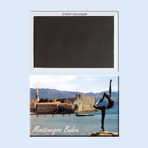 地中海美景 黑山 布德瓦 磁性冰箱贴 旅行纪念品 家居 22550