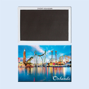美国 奥兰多美景 创意磁性冰箱贴 旅行纪念品礼品 家居摆件21744