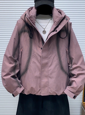 狄品90%白鸭绒羽绒服男保暖格子冬装加厚外套DP161-P378 控价538
