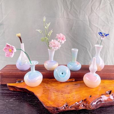 景德镇景德镇高温釉开片小花瓶