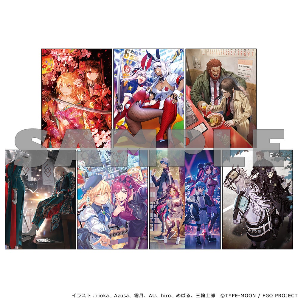 FGO7周年纪念型月画师A5板画