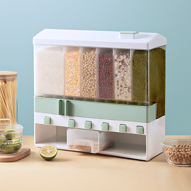 魔幻厨房加厚家用分格米桶五谷杂粮收纳盒装谷子豆子可隔防虫防潮,厨房/烹饪用具,米桶/米缸,淘宝优惠券,粉丝福利购,淘宝优惠卷