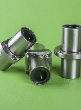 法兰轴承LMKC LMHC LMFC 轴承钢加长方圆椭圆座中间直线轴承法兰