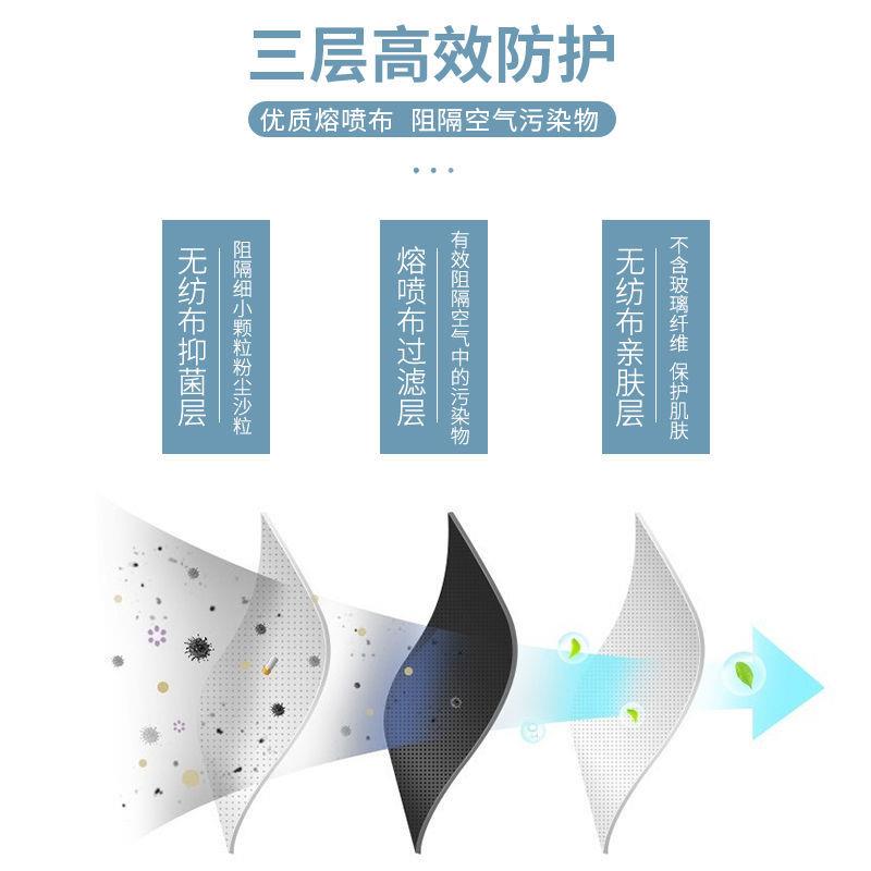 儿口童罩6到到12岁秋红五星中国风囗罩新年冬季学生口罩加厚0316