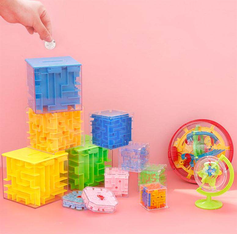 3d three-dimensional Magic Maze Break through Puzzle Large Piggy bank Pellet kindergarten Gravity Spring Festival Christmasin the Toy/Childs/Puzzle/Building block/Model , Unlock/Maze/Cube/Intelligence toys , Maze  category - from Buy2taobao.com to provide professional Taobao agent buy service