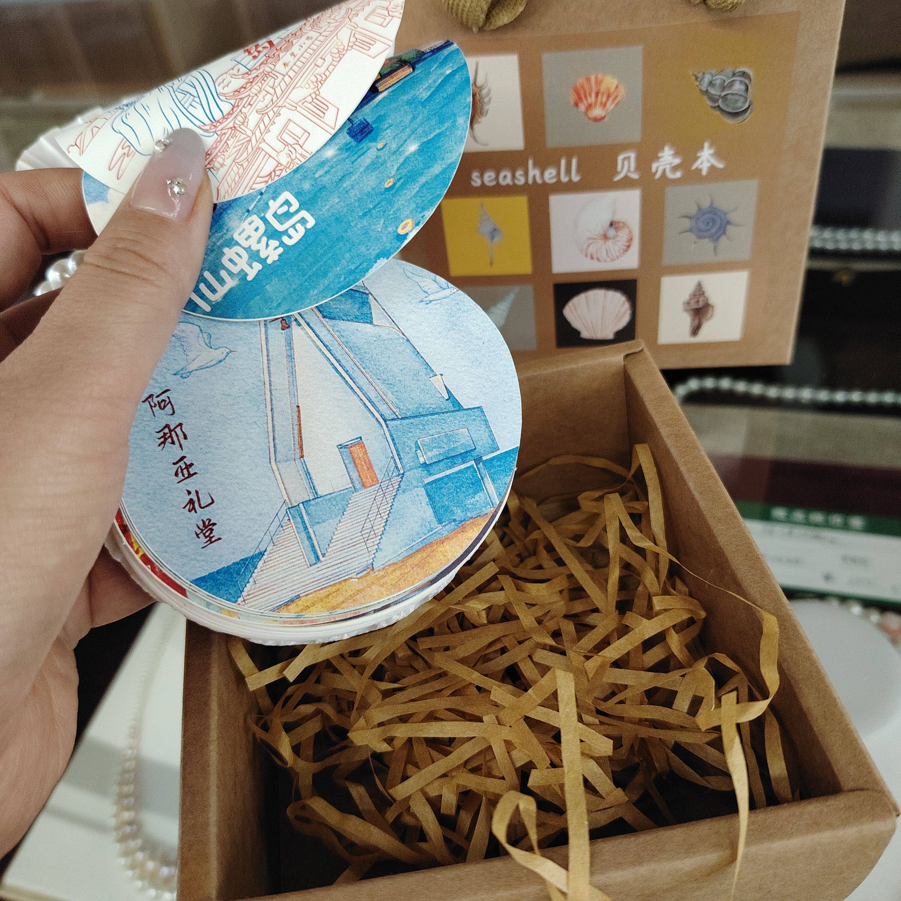 秦皇岛礼物贝壳本笔记本北戴河礼笔记本/记事本