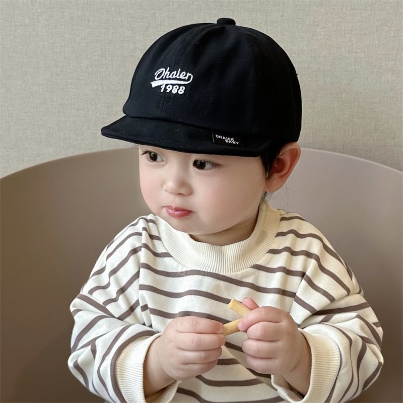 2025春季婴儿帽子新款鸭舌帽韩版潮童宝宝遮阳帽婴幼儿棒球帽防晒