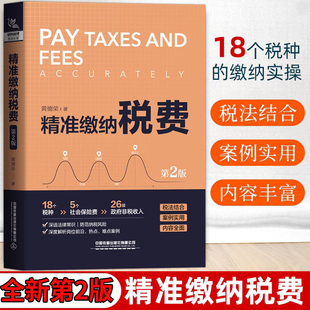 【全新第2版】精准缴纳税费 黄德荣税务新规详解及税务实操大全税收政策解析中小企业税务实操节税避税个税筹划申报税种缴纳书籍