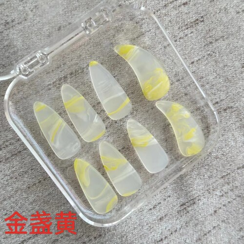 高分子古筝指甲儿童专用成人专业双面弧指甲片胶布古筝义甲分子