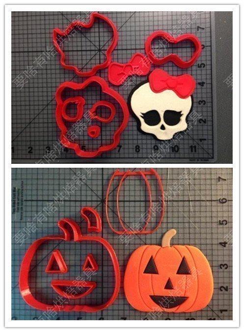 女鬼骷髅南瓜灯鬼火饼干模具饼干压模蛋糕切模烘焙工具花样蒸馒头