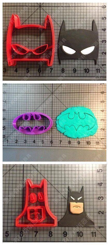 蝙蝠侠饼干模具立体卡通翻糖蛋糕切模套装烘焙工具花样蒸馒头家用