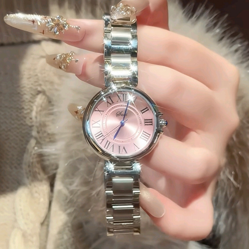 气球手表女款学生小众轻奢防水复古简约高级感女士女表电子机械表