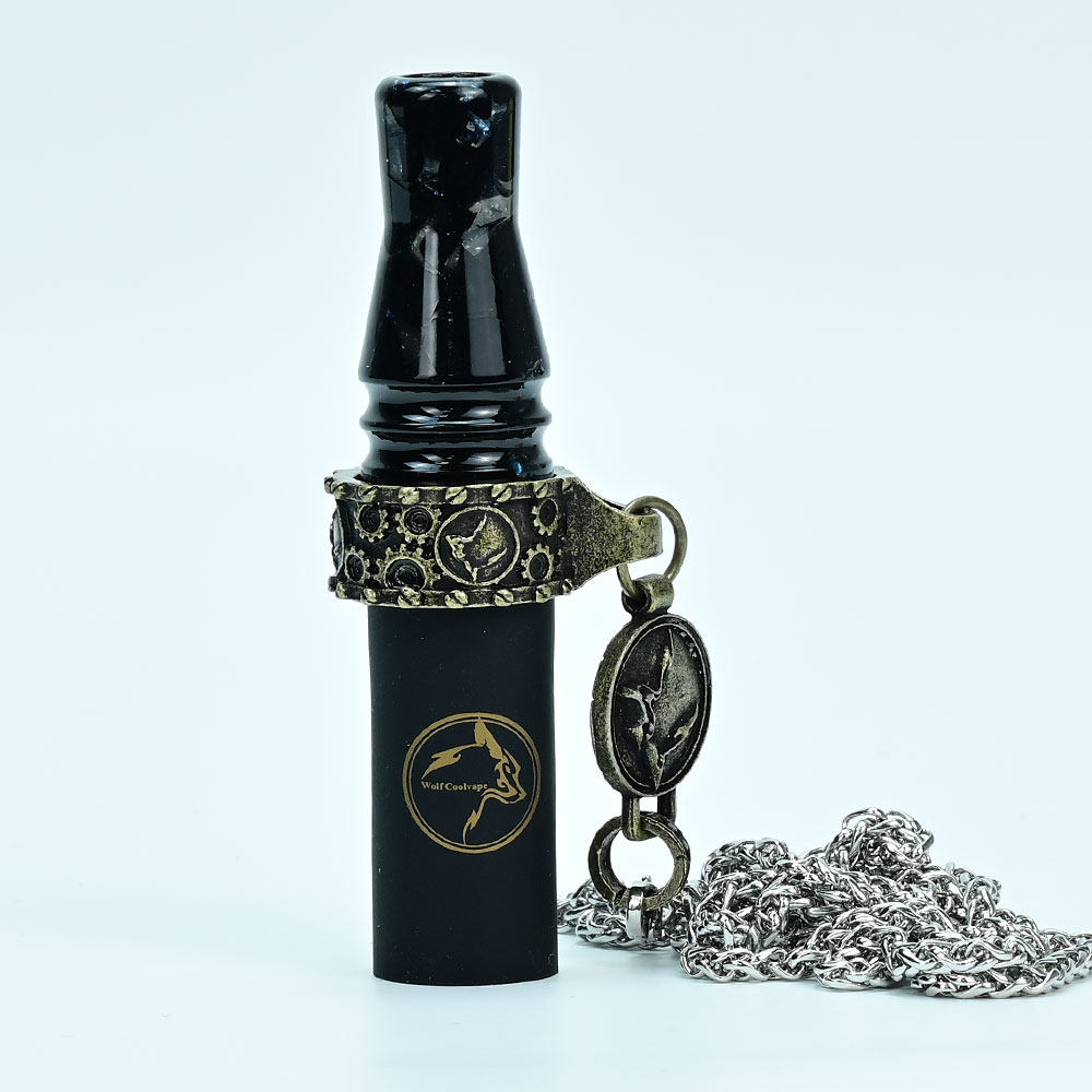 跨境阿拉伯水烟配件树脂吸嘴高定私人金属挂脖烟嘴Hookah shisha