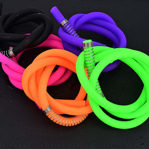 彩色食品级硅胶管 水烟壶配件 1.5米通用型 1.2mm内径 Hookah