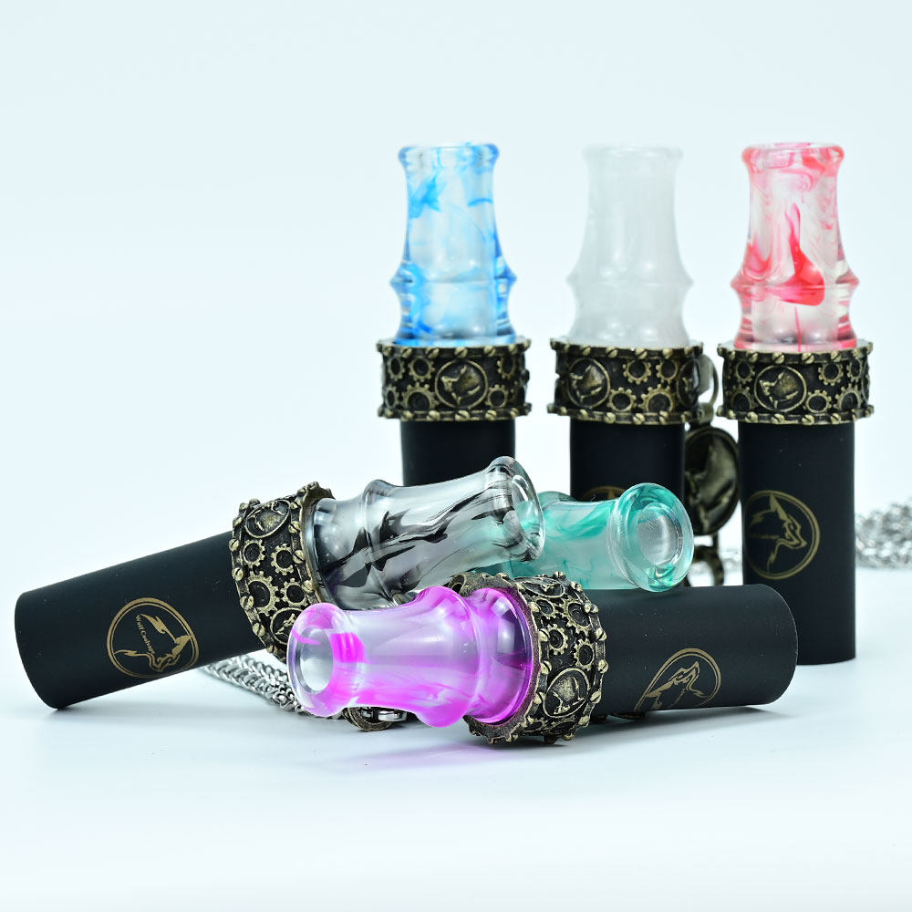 wolfcoolvape阿尔法赫水烟嘴树脂烟嘴+复古环扣+私人挂链配收纳袋
