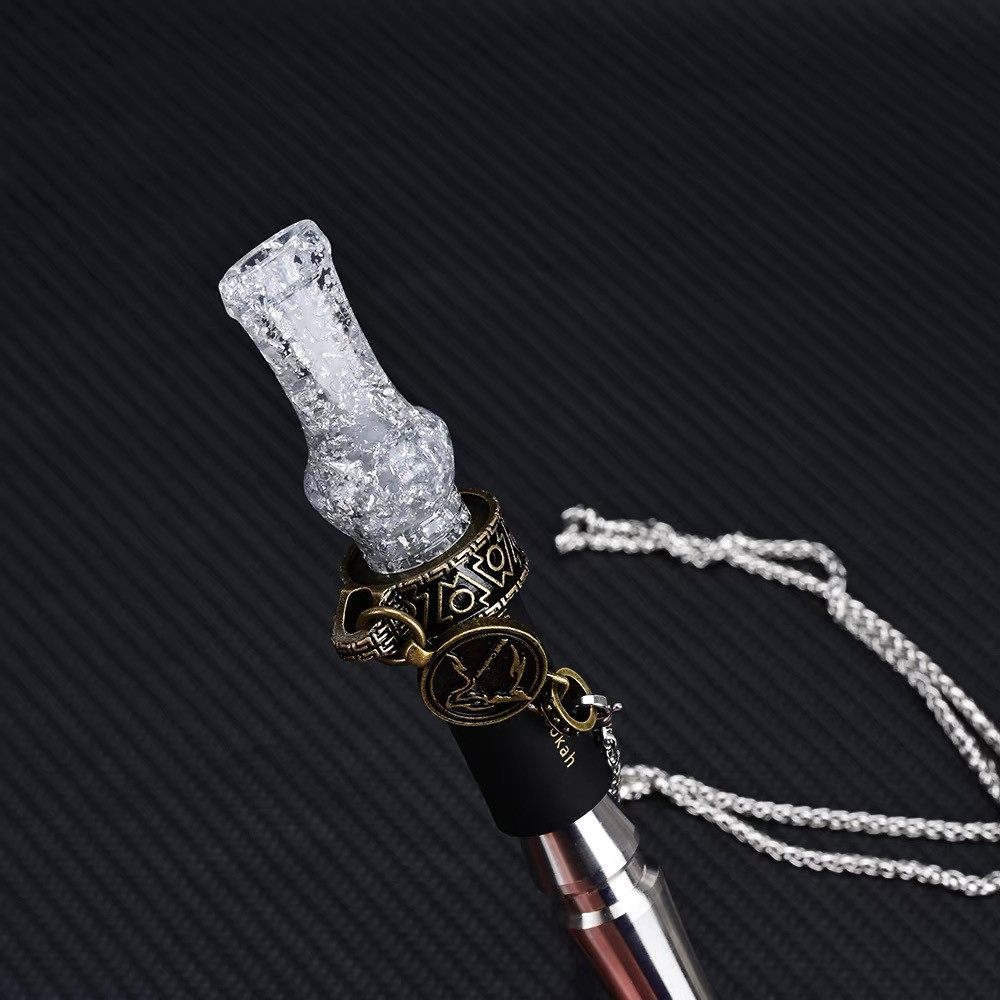 WOLF COOLVAPE 正品水烟烟嘴金箔树脂质地+三角环扣+私人挂链挂绳