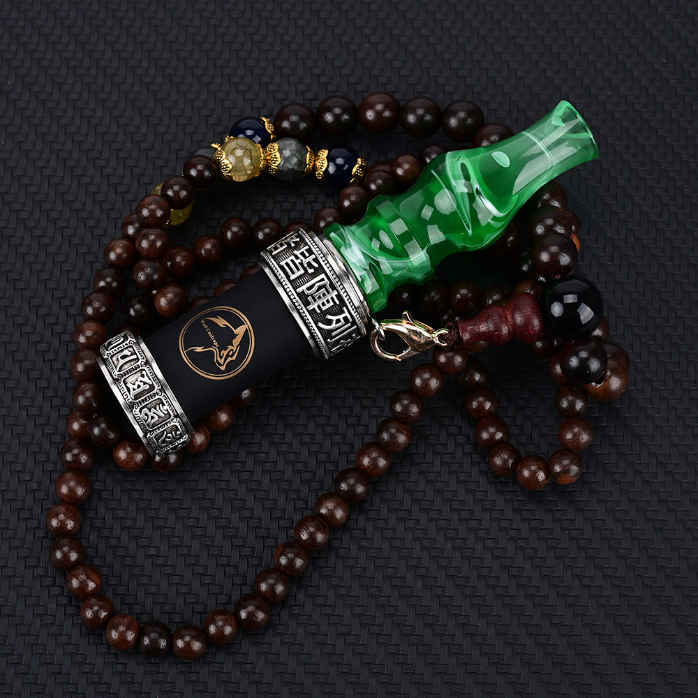 原装阿拉伯水烟配件树脂烟嘴古铜银双轮可转环扣与私人木链Hookah