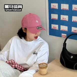 韩国New 刺绣小标字母刺绣男女鸭舌帽ins Era纽亦华棒球帽专柜正品